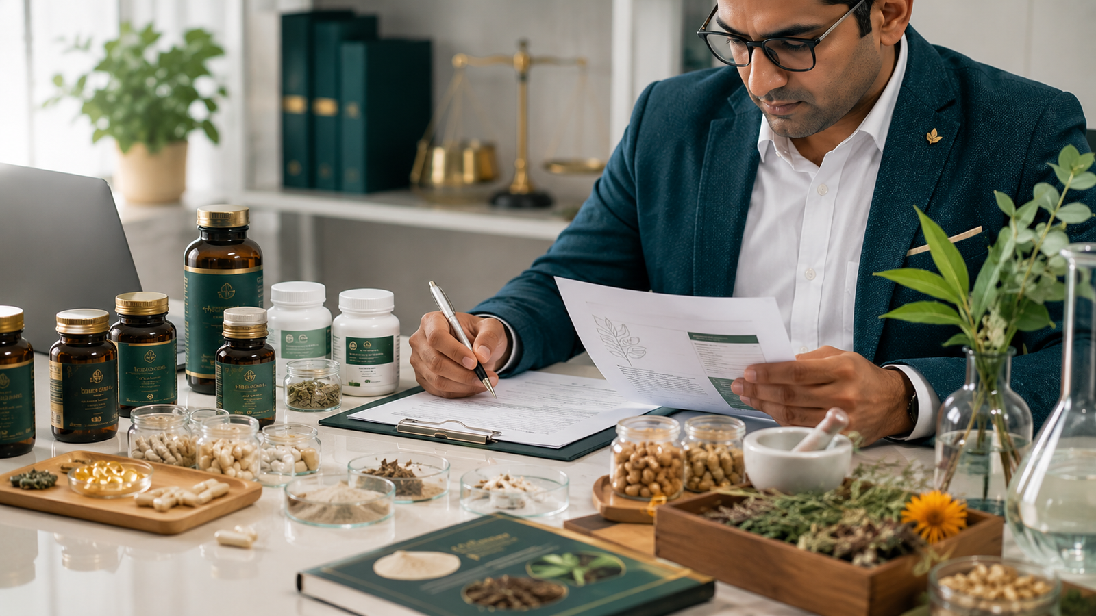 Nutraceutical product compliance review